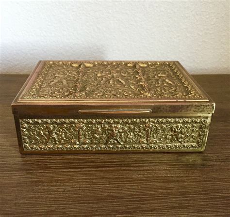 jewelry box metal|vintage metal jewelry boxes.